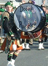 Dooagh Pipe Band drummer