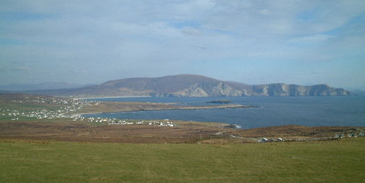 Minaun cliffs seen from Corrymore